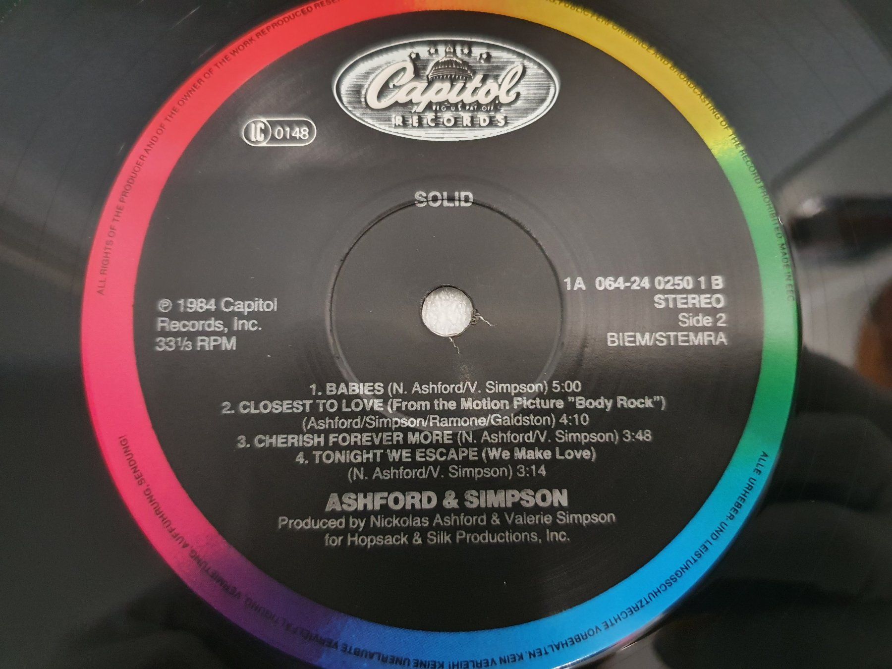 Dischi in vinile: Ashford & Simpson – Solid – Usato da Uster venduto da Vinyl-Leidenschaft 5
