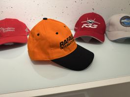 Orange/Schwarz Rafale International Cap, neuwertig