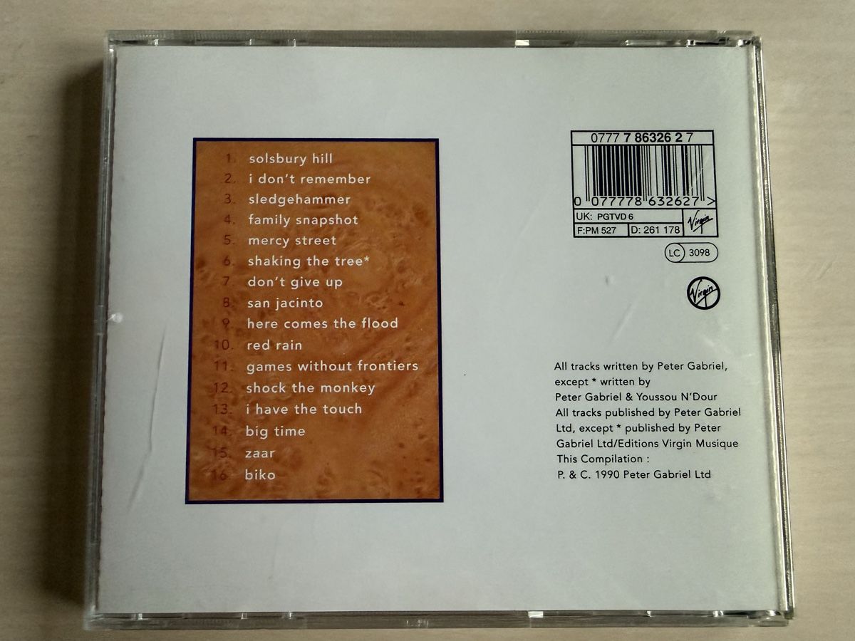 CDs: CD Peter Gabriel Shaking The Tree  – Gebraucht aus Oberried Brienz von Chyara 1