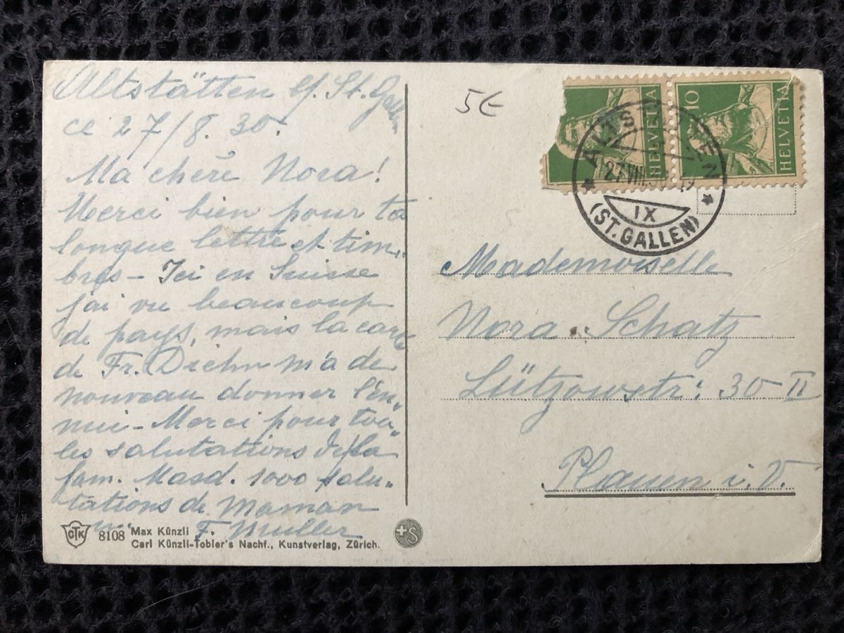 Cartoline postali: Ansichtskarte Trogen – Usato da Näfels venduto da fritzjk 1