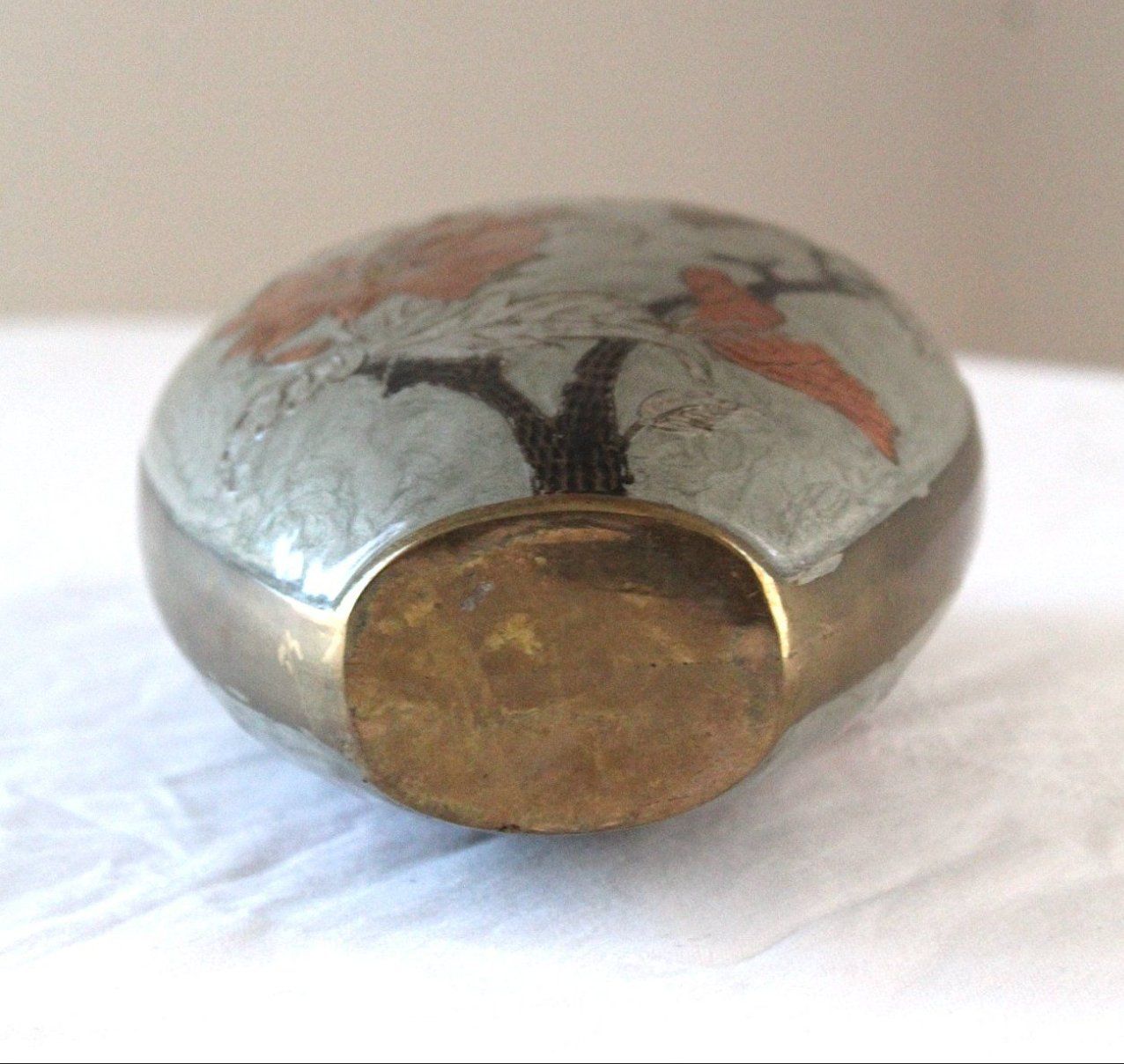 Vasi & Recipienti: Vintage Cloisonné-Messingvas – Usato da Locarno venduto da fripui 2