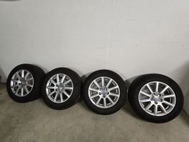 Audi A4 Sommerräder Alufelgen 205/60 R16 Continental 4 Stk.