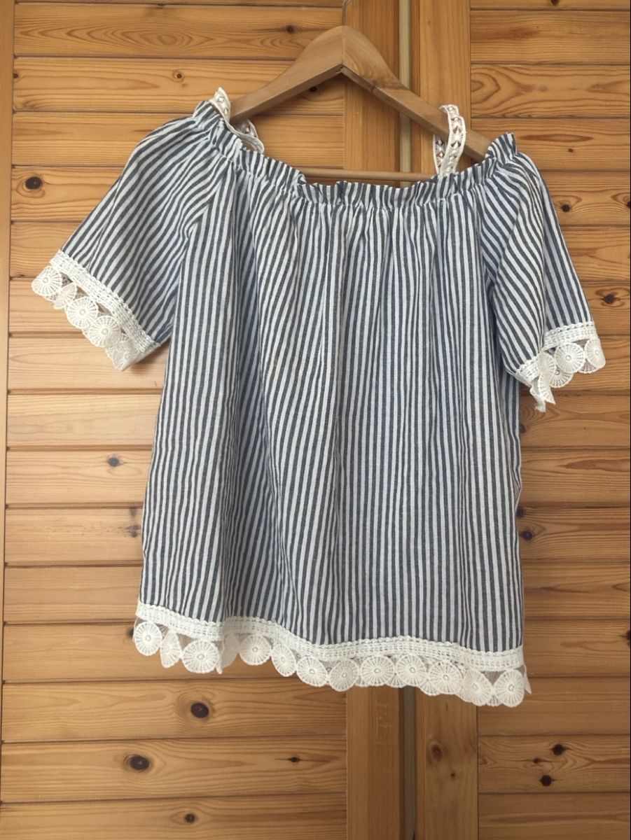 Camicette: Sommer Bluse Moni & Co. XL/L, gestreiftes – Usato da St Gallen venduto da Berta343 1