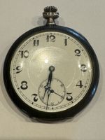 Ancienne montre à gousset mécanique en argent massif 800 