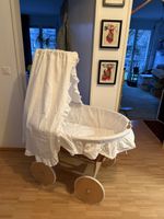 Stubenwagen Weidekorb mit Baldachin 👶🏻