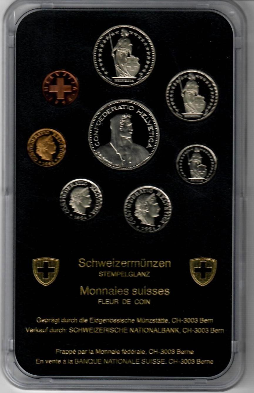Alle Münzen: Münzsatz 1994 – Gebraucht aus Hochdorf von Ziegel-16 1