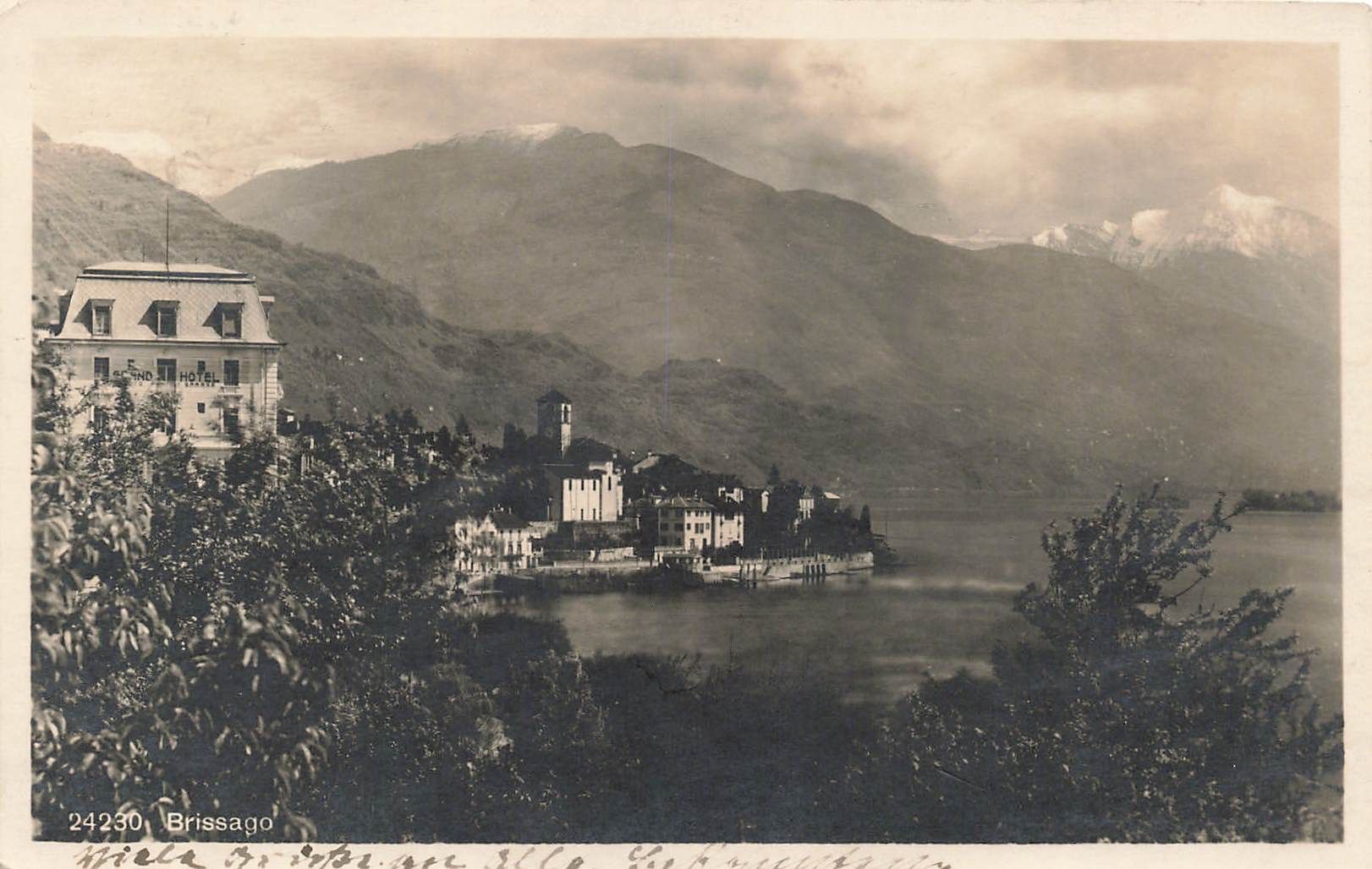 Cartoline postali: Brissago – Usato da Biasca venduto da Blenio71
