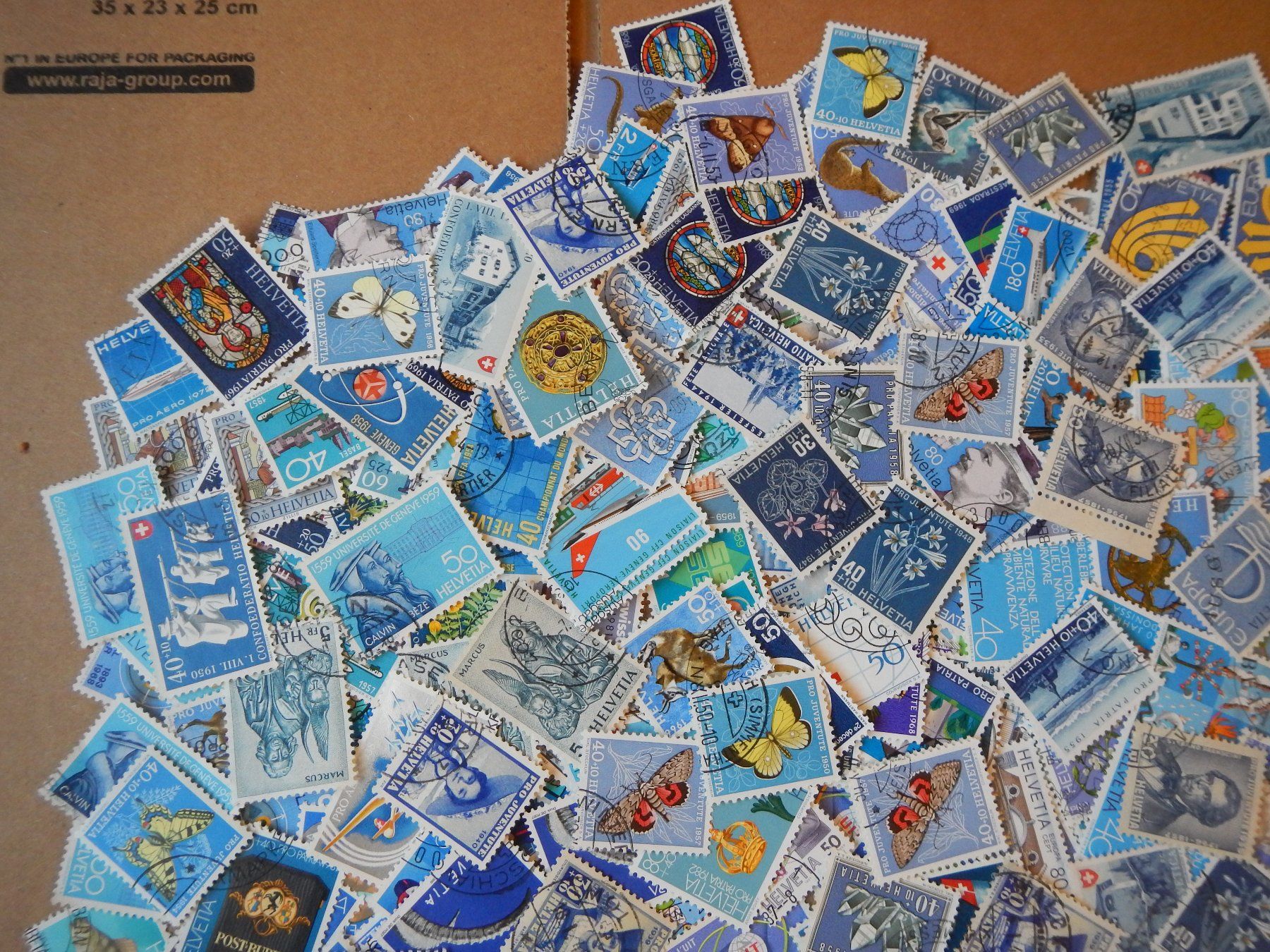 Tutti i francobolli: Posten Blau m. viel Gehalt – Usato da Aarwangen venduto da Suomo48 2