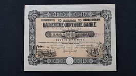 Serbien Valjevo 1000 Dinara 1944 Unc
