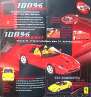 Kleiner Hot Wheels Ferrari Prospekt