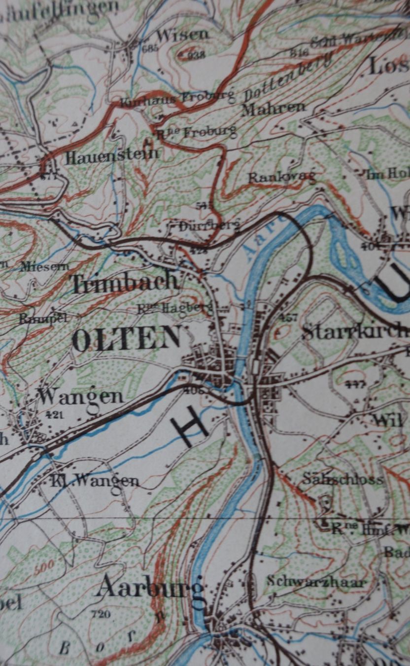 Landkarten & Atlanten: Jura-Karte ca. 1925 – Gebraucht aus Zürich von Schatzmeister1 2