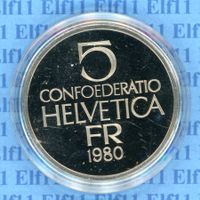 CHF___5.00 1980 Ferdinand Hodler PP 5 Franken