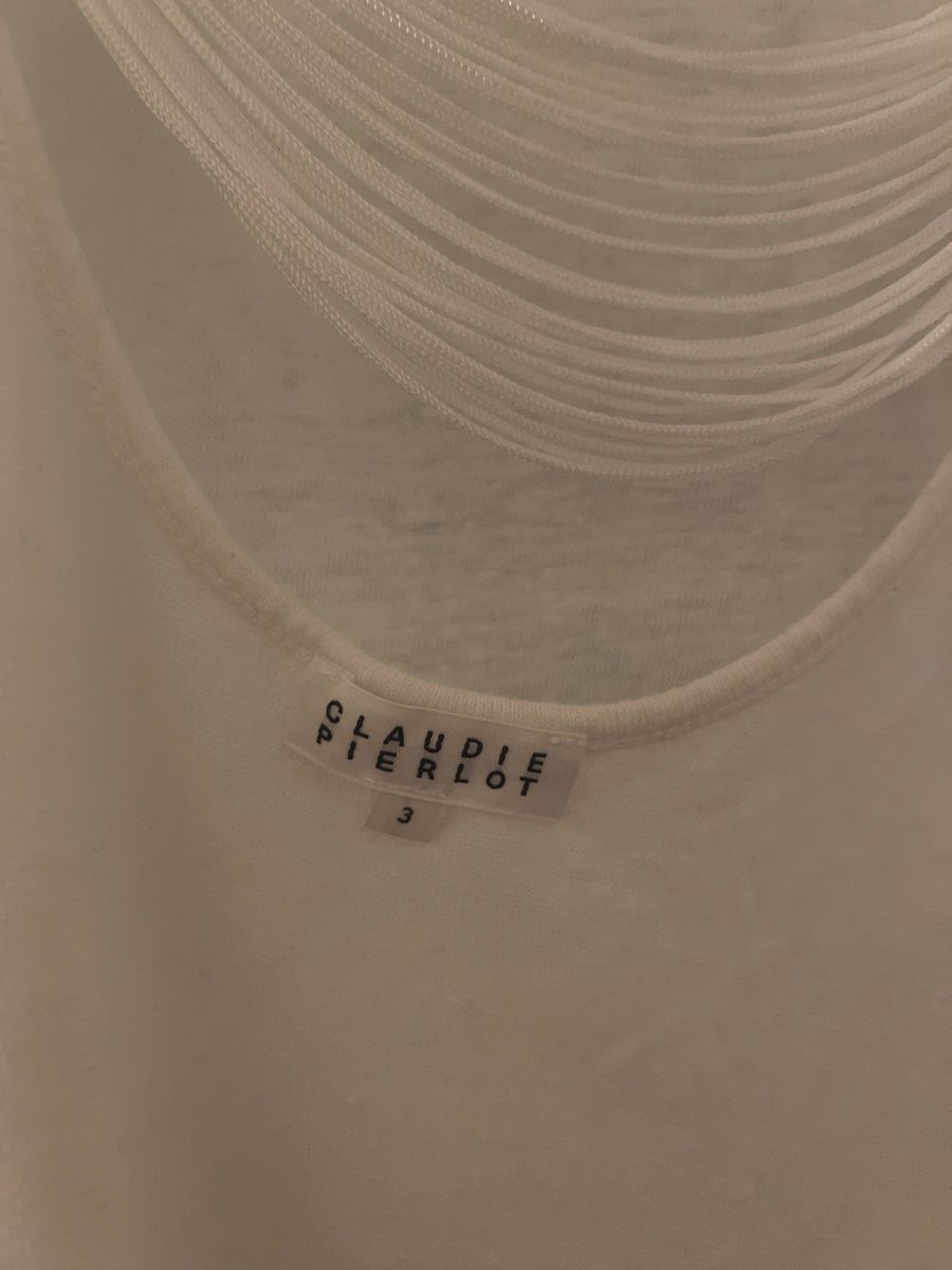 Claudie Pierlot T-shirt: Claudie Pierlot Summer Top - Size S/M – Usato da Zürich venduto da tan_8nxr 2