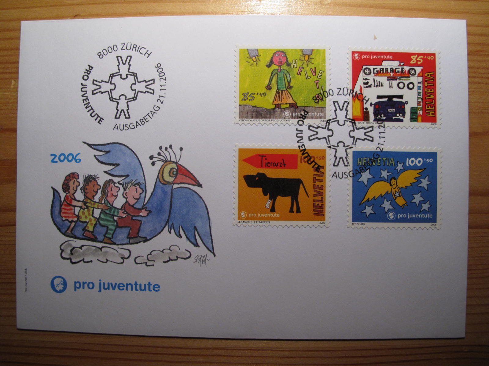 Tutti i francobolli: Pro Juventute 2006 FDC – Usato da Wil SG venduto da fva01