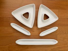 Oliven Schalen Set Keramik 5-teilig NEU