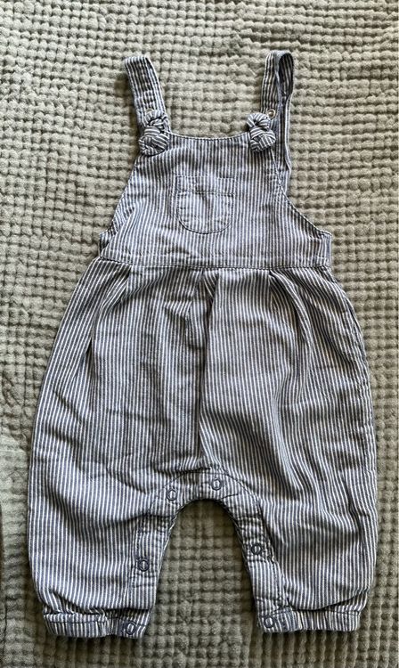 oshkosh latzhose blau weiß gestreift