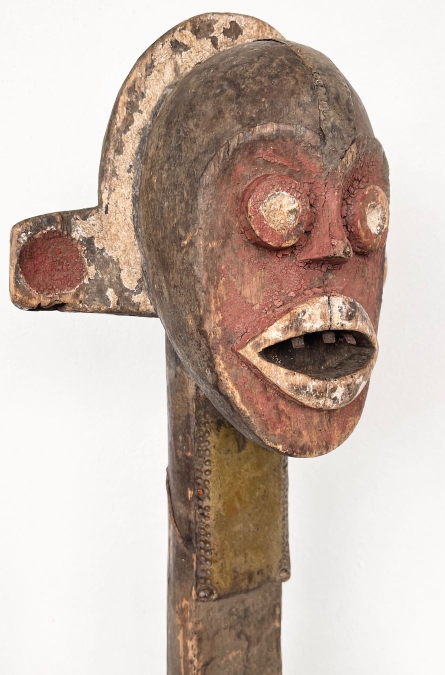 Skulpturen & Statuen: seltene ausdrucksstarke alte Tsogho Figur Gabun Höhe 41 cm – Gebraucht aus Rüthi (Rheintal) von Kunsthaus777 3
