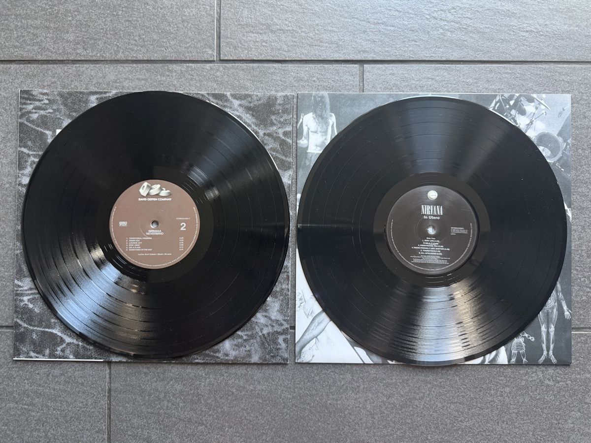 Vinyles: Nirvana Vinyl Nevermind /In Utero – D'occasion à Zürich par cENS0R 5