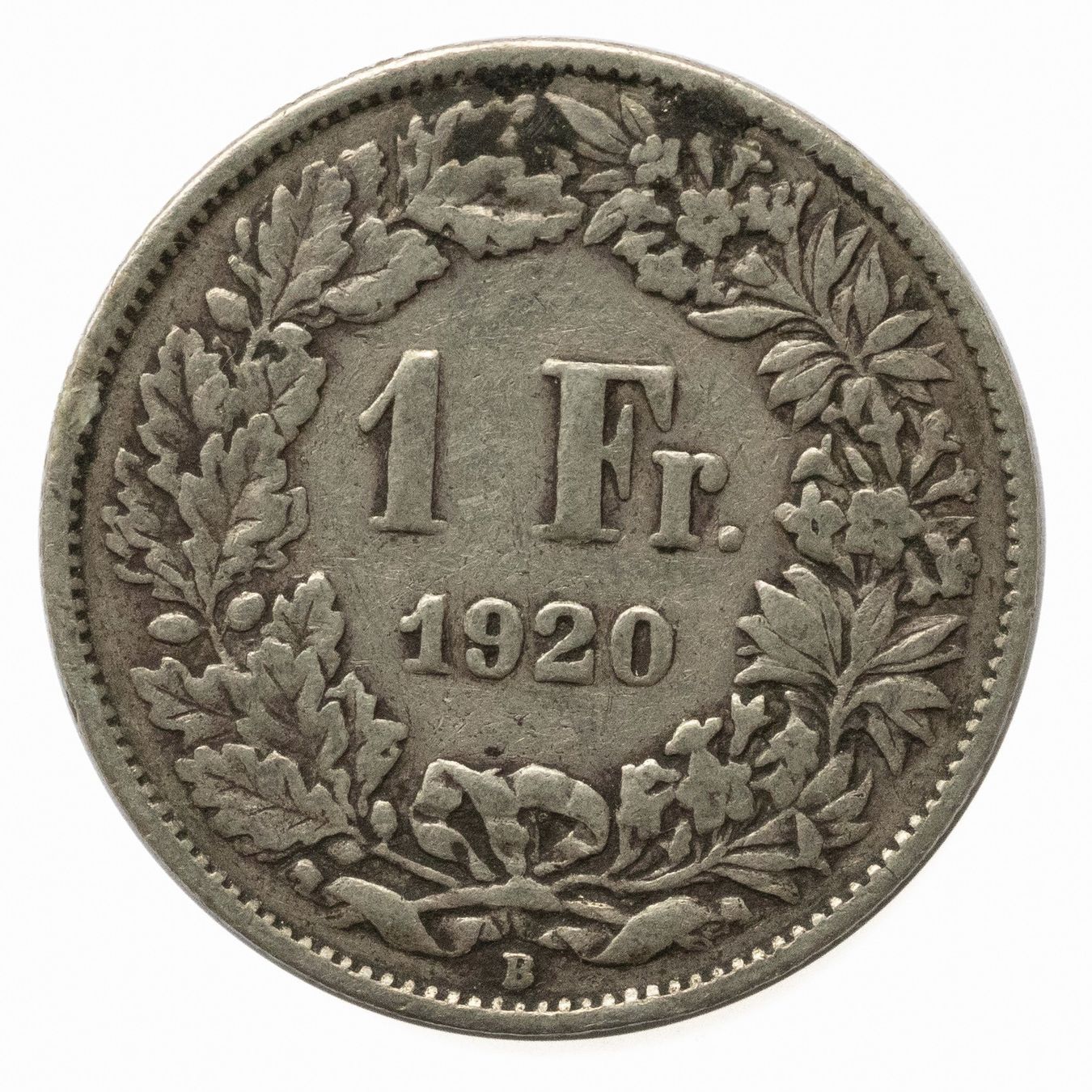 Tutti le monete: 1 Franken Silber 1920 – Usato da Rotkreuz venduto da Swiss-Coins