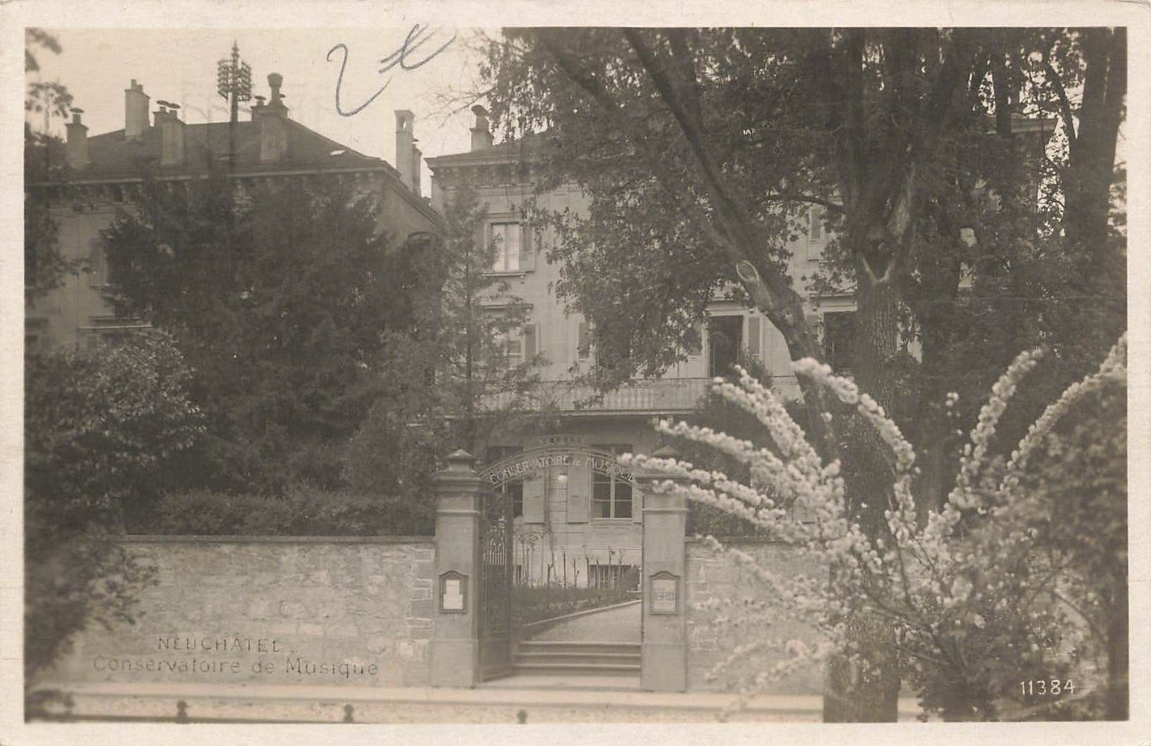 Cartes postales: Neuchatel conservatore de musique – D'occasion à Biasca par Blenio71