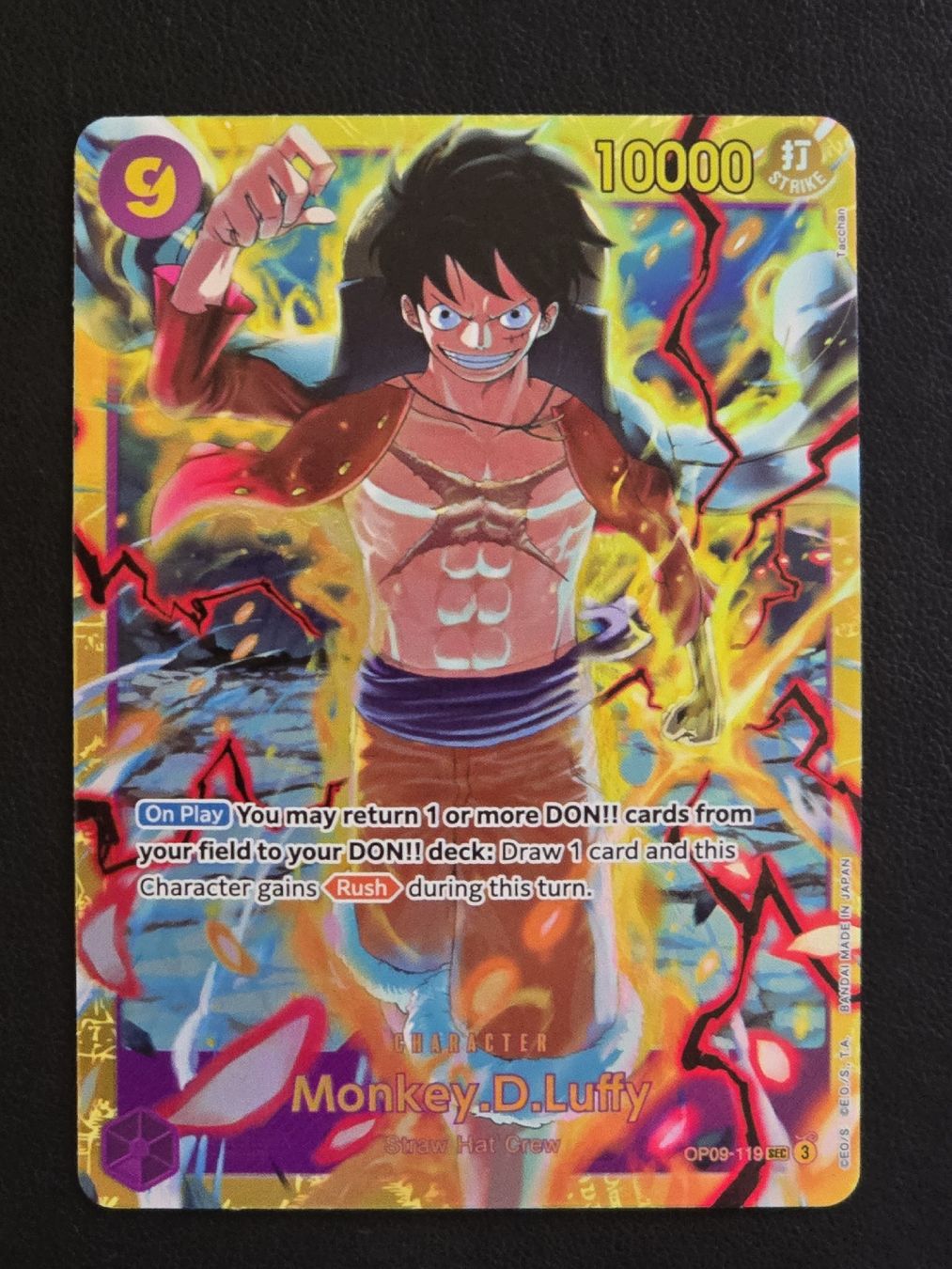 Bandai Carte collezionabili: Carte One Piece Monkey D Luffy OP09-119 SEC – Nuovo (secondo la descrizione) da Cointrin venduto da PokeAku
