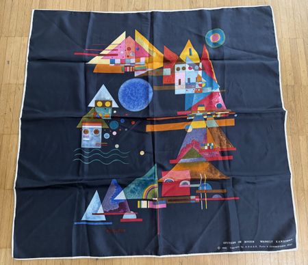 Wassily Kandinsky Seiden Foulard 🌸