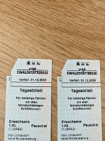 2 Tagesbillette 1. Kl. Vierwaldstättersee Erwachsene