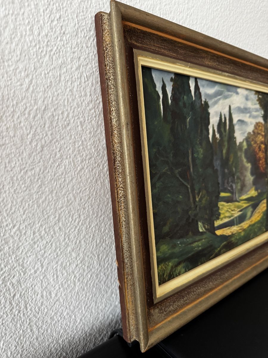 Dipinti: Gemälde "Herbstlandschaft" von O. Klauser, 1973 – Usato da Zollikofen venduto da Comcast 5