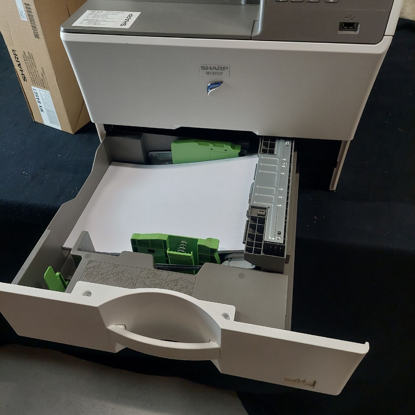 Sharp Stampanti: Sharp MX-B350P Laserdrucker + neuer Toner MX-B45GT – Nuovo (secondo la descrizione) da Zürich venduto da Ricardo_Noname 3