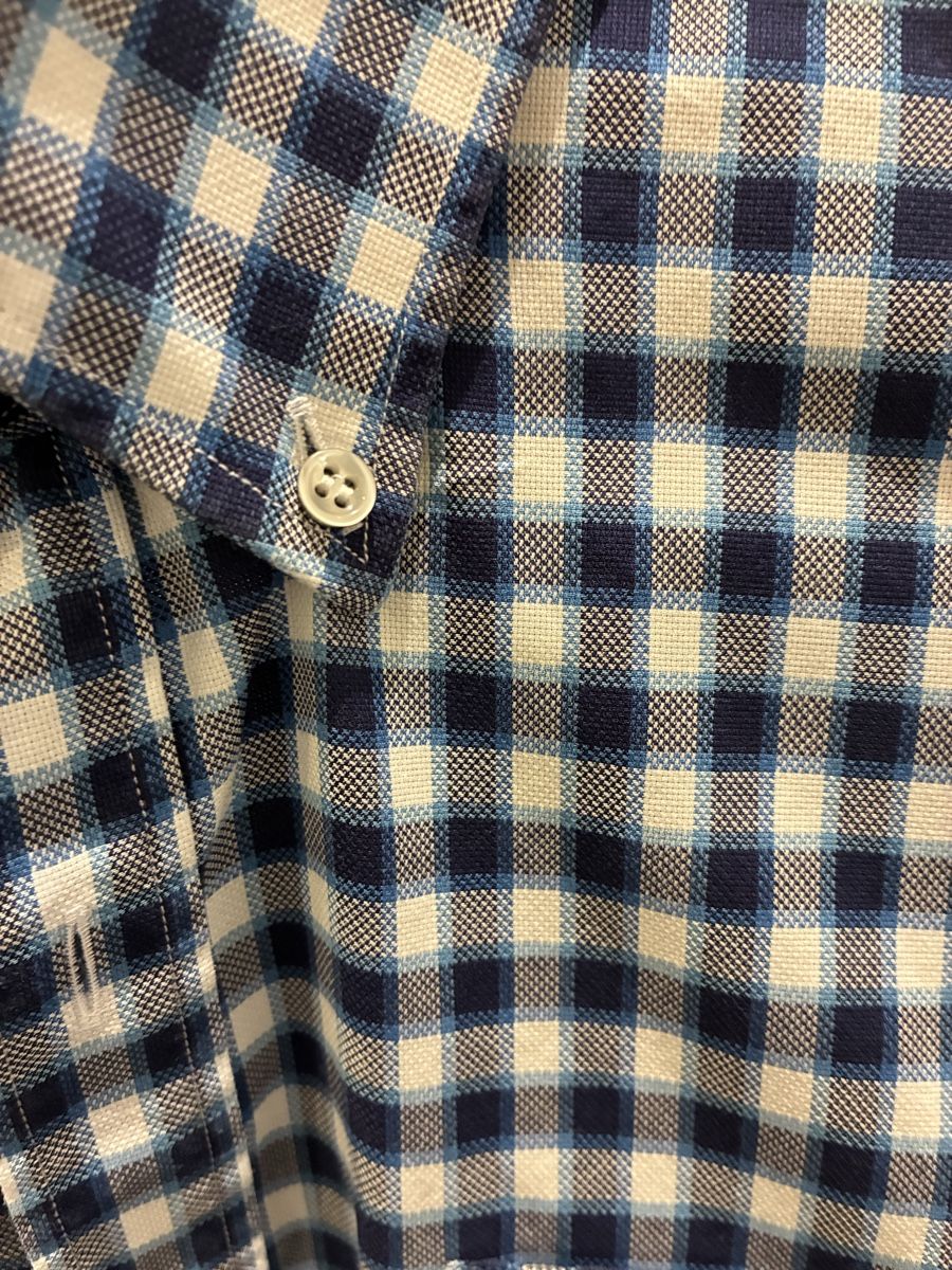 Paul & Shark Camicie: Blue and white checkered shirt – Usato da Rüschlikon venduto da ant_5v7g 1