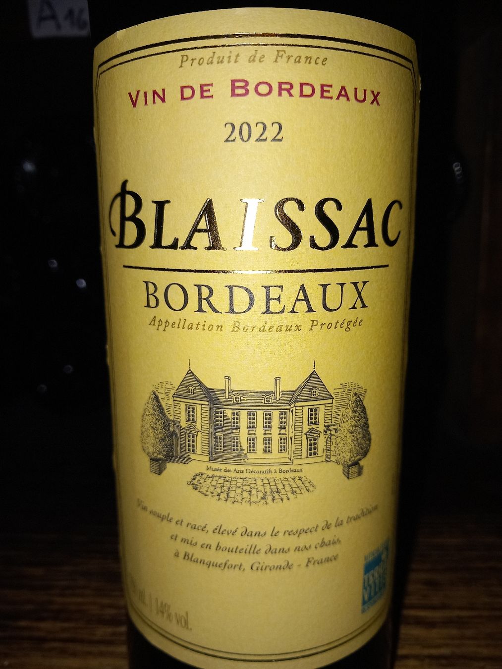 Wein: Blaissac bordeaux 2022 – Neu und originalverpackt aus Le locle von juliensaran
