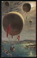 Heissluftballonrennen vor Küste, Dampfs