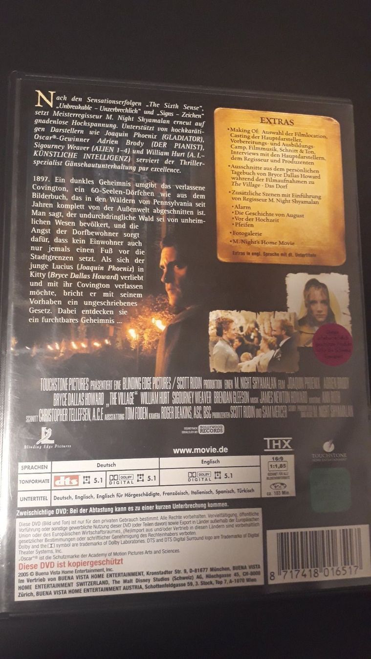 Tutti i DVDs: The Villige – Usato da Freudwil venduto da Feenland2010 2