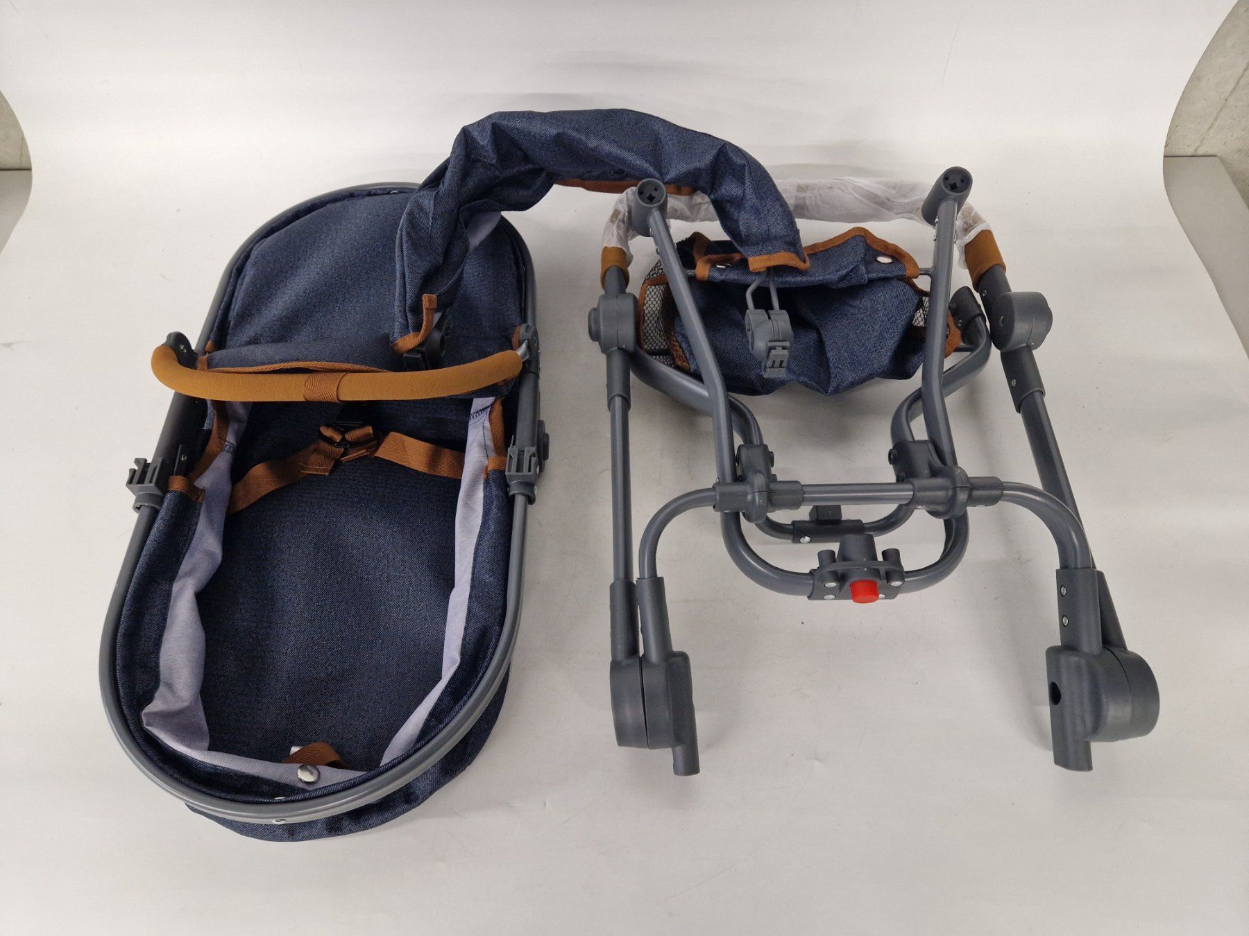 Knorr Toys Puppenwagen: KNORRTOYS Puppenwagen "Boonk" - dark blue – Neu (gemäss Beschreibung) aus Muhen von Restwert_Muhen 1