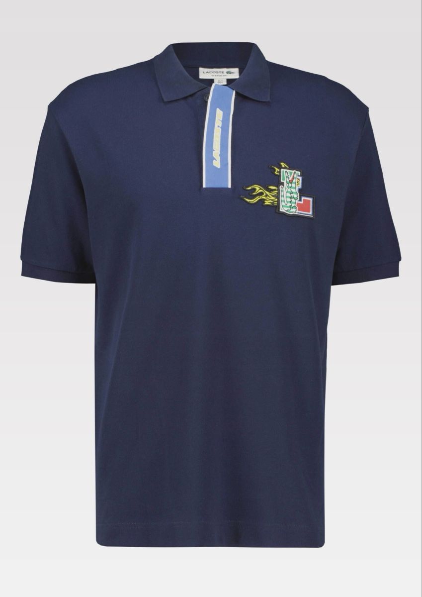 Lacoste Magliette Polo: Polo Lacoste bleu marine – Nuovo e nell'imballaggio originale da Biel/Bienne venduto da Akwawini