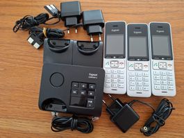 Gigaset COMFORT 500 HX Telefone 3er Set gebraucht Neuwertig