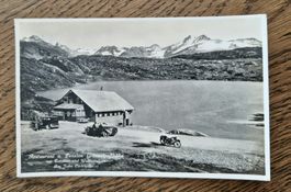 Restaurant Grimselpasshöhe, Stempel Besitzer, Oldtimer 1932