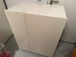 Weisser Schrank 100 x 80 x 48 cm