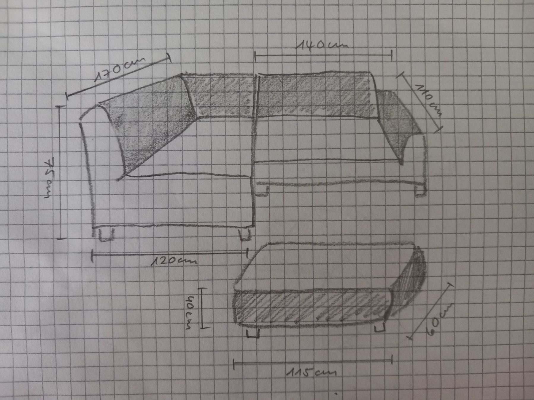 Interio Divani: Eckledersofa inkl. Hocker von Interio aus Büffelleder – Usato da Sissach venduto da Schuulie 6