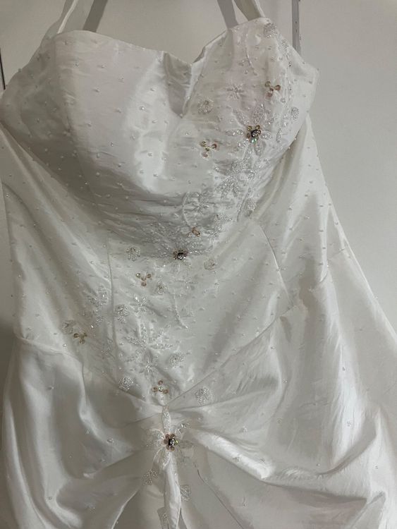 Vestiti: Sehr schönes Trauzeugin od. Hochzeits Kleid bestickt Gr:38 – Usato da Flums venduto da Limatools 6