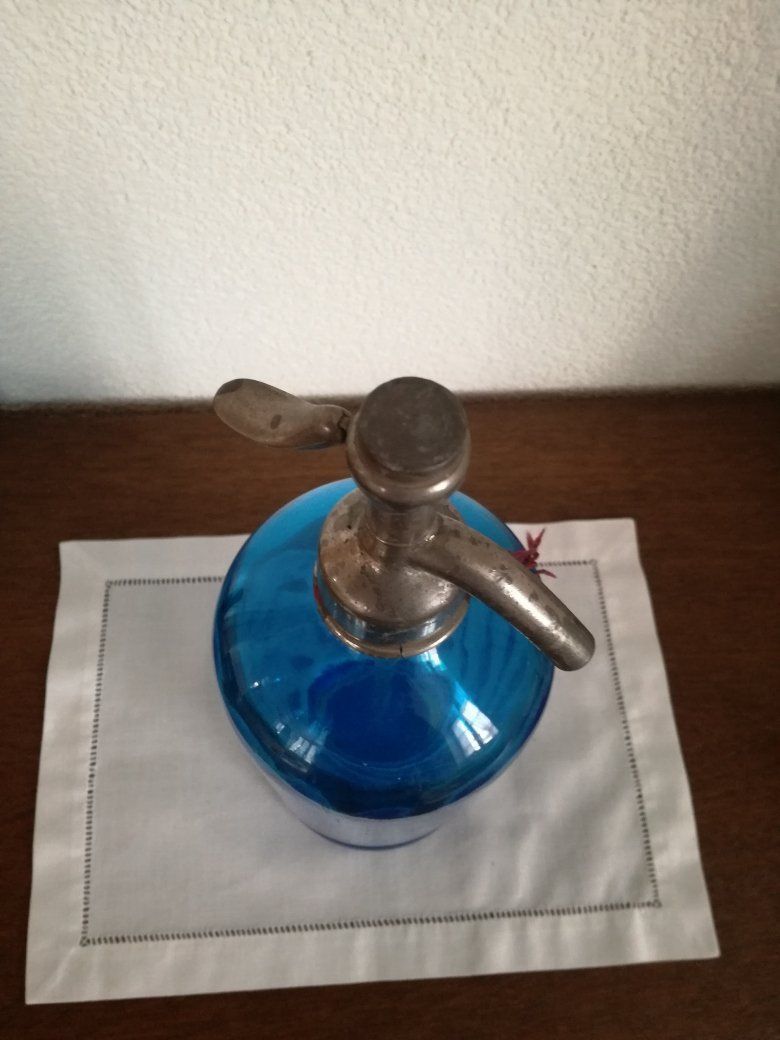 Flaschen: Syphonflasche blau – Gebraucht aus Merenschwand von Cika-Shop 2