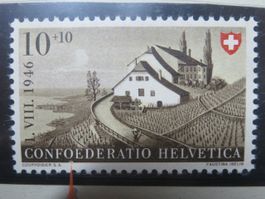 Abart Pro Patria B 31** kleiner heller Fleck unt. O v. Confo