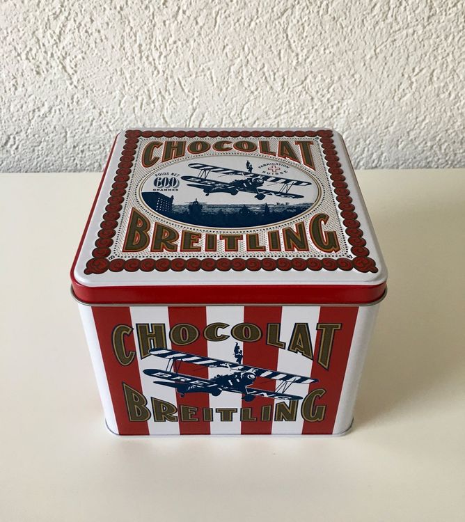 Boîte à Chocolats Vintage Breitling - En Bois, Marron, Occasion