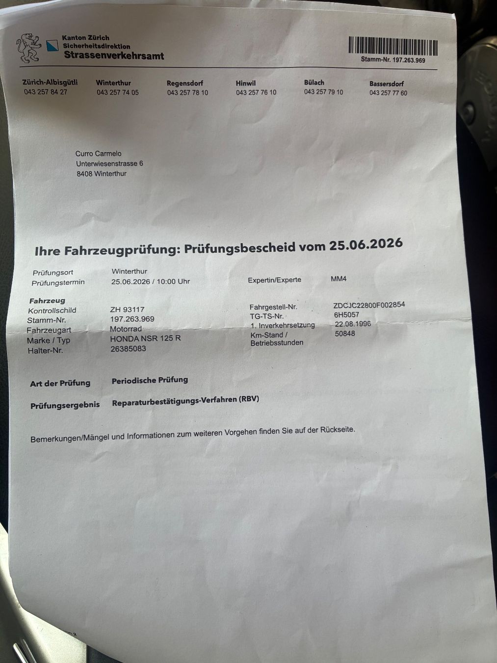Strasse: Honda nsr 125 – Gebraucht aus St. Gallen von MarkoBoss 7
