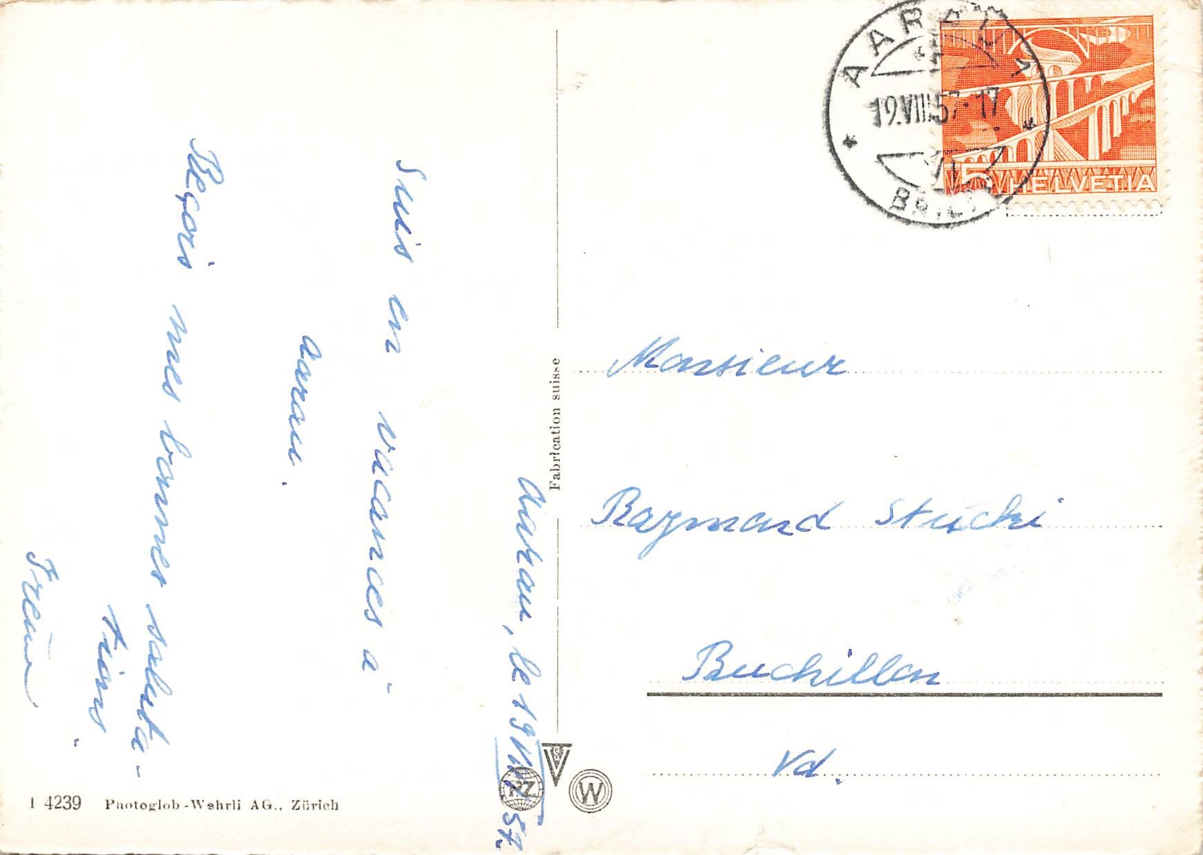 Ansichtskarten: Aarau – Gebraucht aus Biasca von Blenio71 1