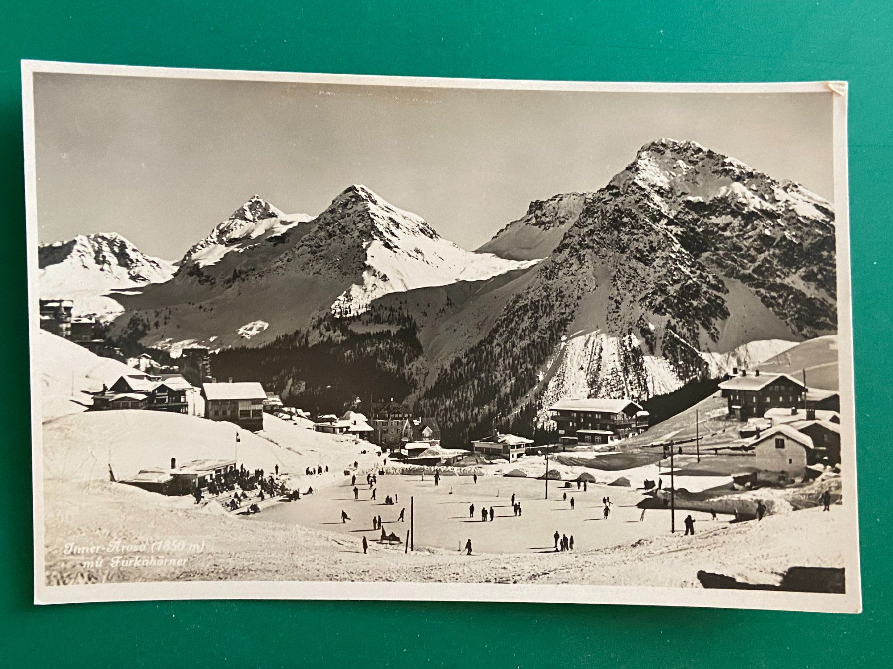 Cartoline postali: Arosa - mit Furkahörner – Usato da Steg VS venduto da danwer74