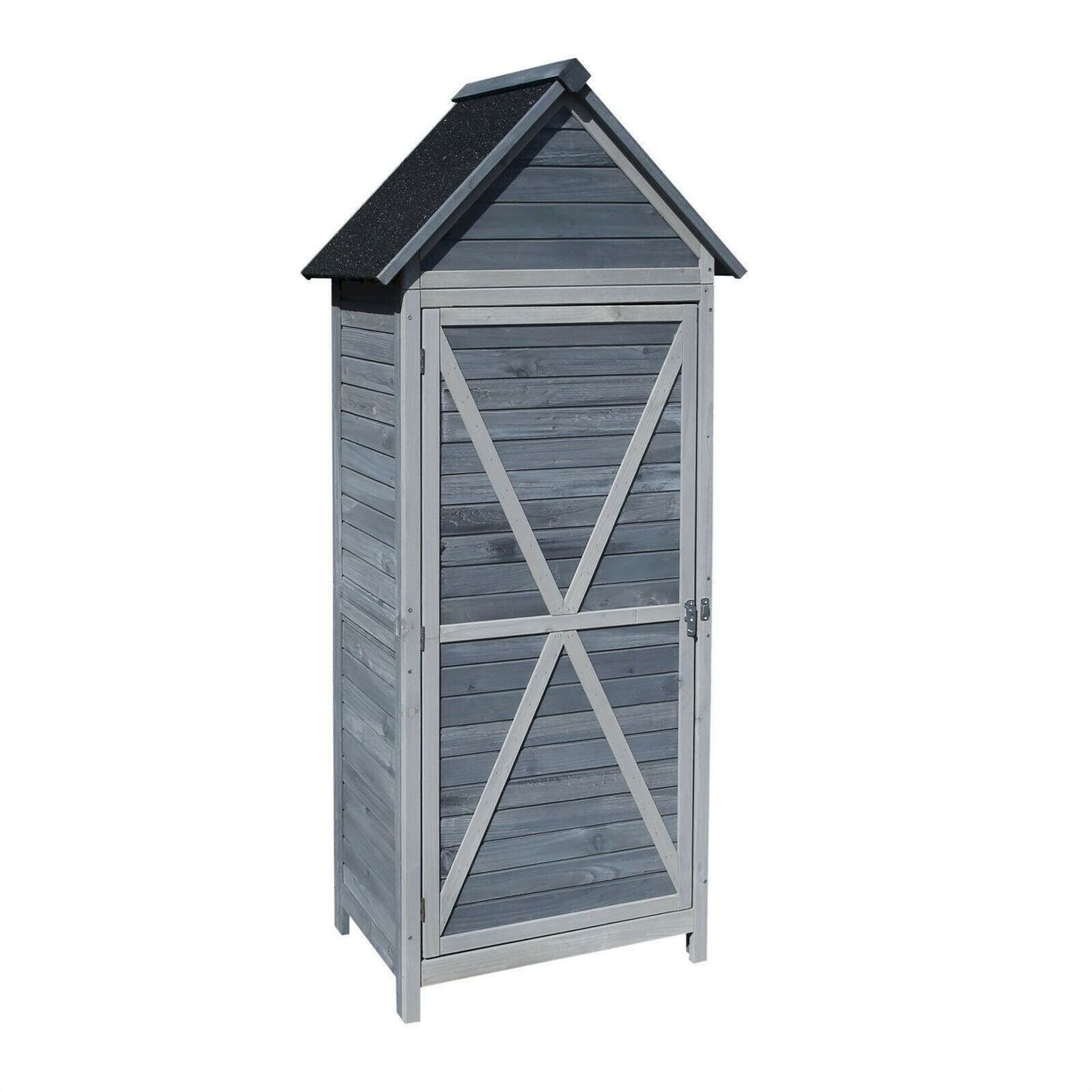 Auflagenboxen: Gartenschrank hellgrau aus Holz 77x53x17 – Neu und originalverpackt aus Bottighofen von zaap 1