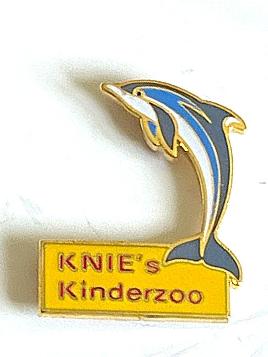 Placchette & Badge: Pin Kinderzoo Rapperswil Delphin – Usato da Kriens venduto da TSCH1