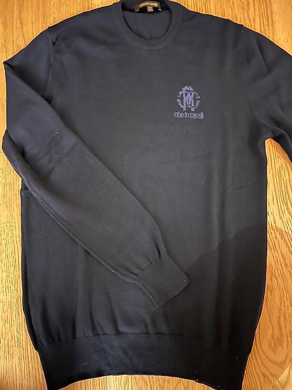 Roberto Cavalli Maglioni & Felpe: Roberto Cavalli Pullover aus Wolle – Usato da Sargans venduto da jenabek