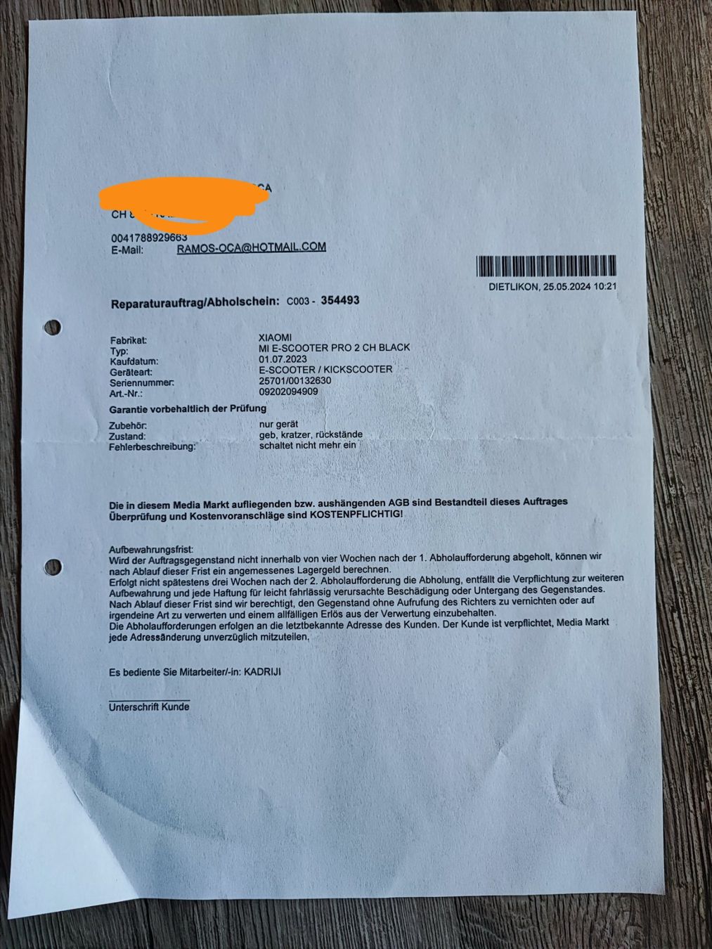 Veicoli elettrici: Xiaomi mi pro 2, Mit Garantie – Usato da kaltenbach venduto da western4 8